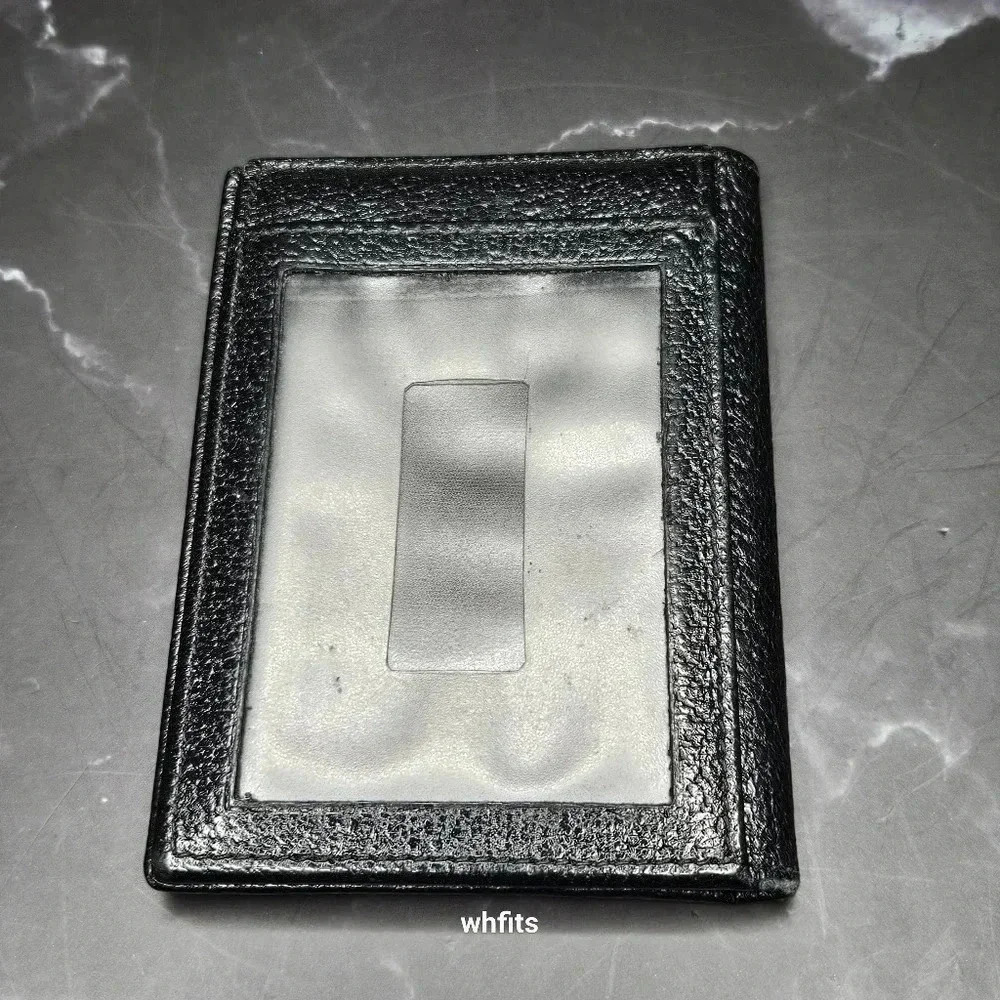 Gucci Black Leather ID Card Holder - Picture 4 of 6